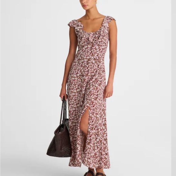 Madewell Dresses & Skirts - Madewell Floral Print Maxi Dress with Ruffle Sleeves